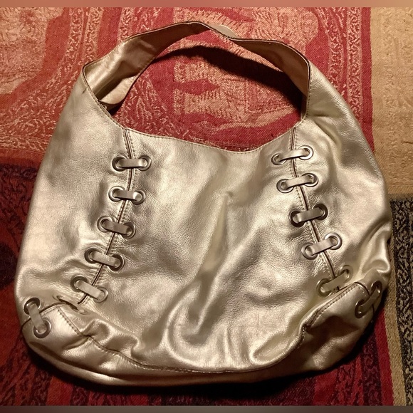 “Michael Kors” Large Silver Handbag - Picture 2 of 4